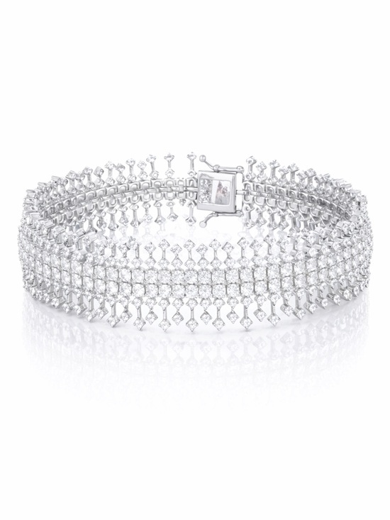 Jewelry - Gorgeous Silver Zircon Bracelet